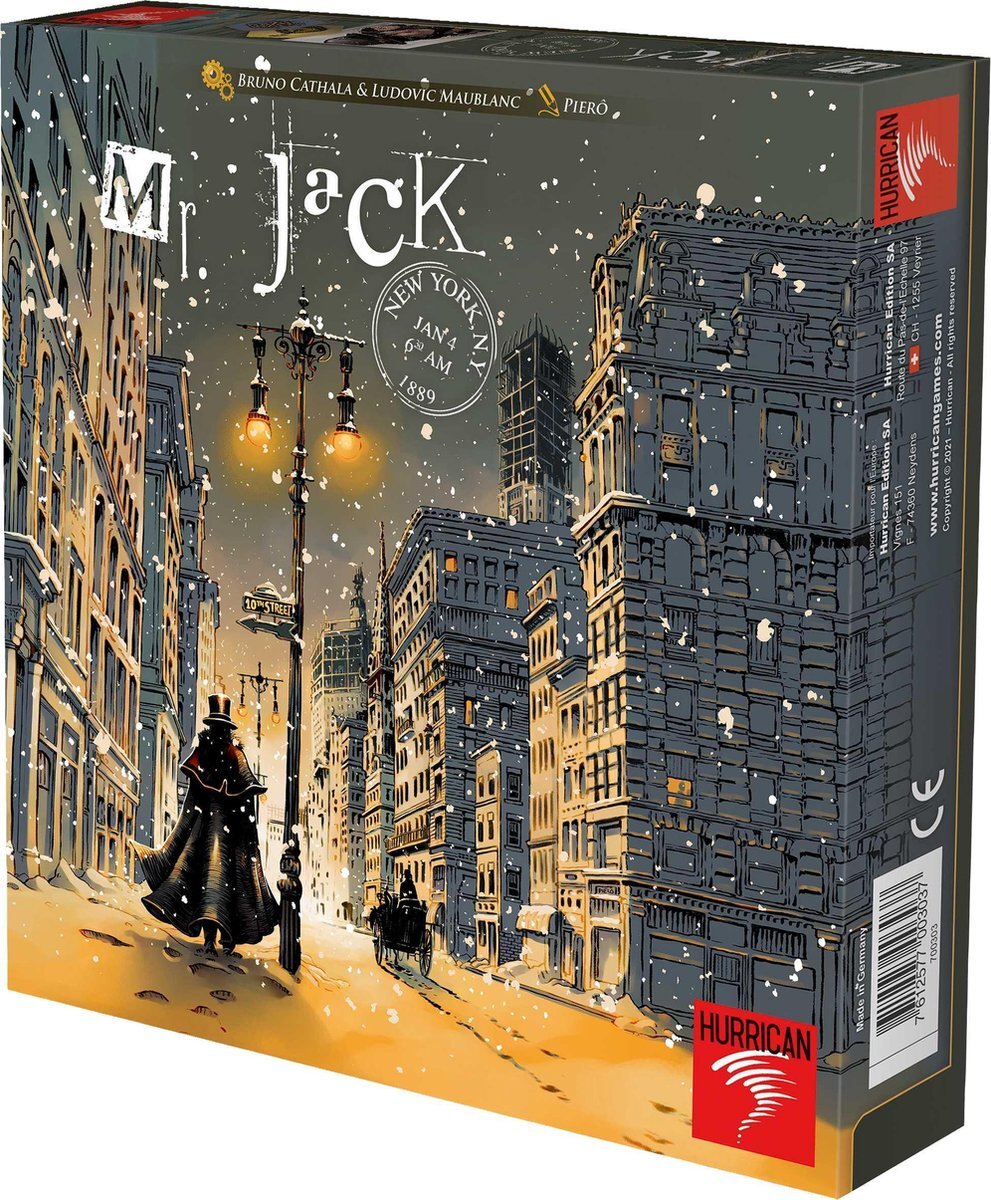 Hurrican Games Mr. Jack - New York Bordspel