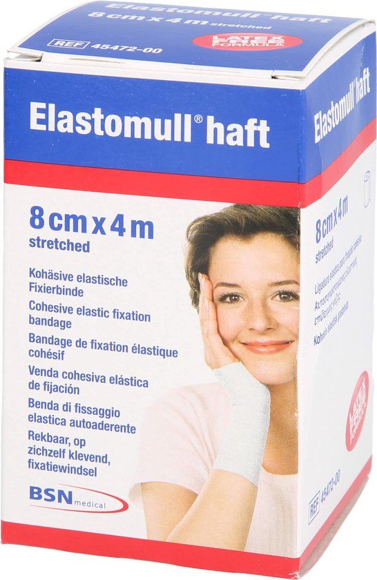BSN Elastomull Haft 4Mx 8Cm.45472