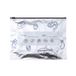 Maxcook Lot de 10 sacs de conservation alimentaire à glissière en aluminium, 23×17+5 cm