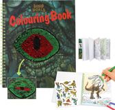 Depesche Dino World kleurboek met pailletten