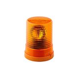 HELLA 2RL 004 958-101 Halogeen-Zwaailamp - KL 700 - 12V - Geel - Rond - Opbouw/Geschroefd - Stekker: Platte stekker