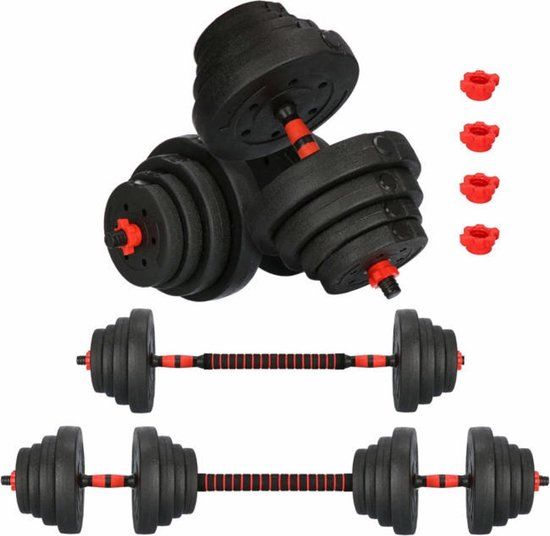 Viking Choice Halterset / Dumbbellset 40 kg verstelbaar - Zwart