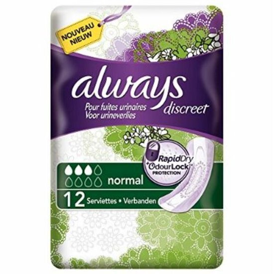 Always Discreet Maandverband Normal 12st