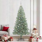 Prolenta Maison Exclusive Kunstkerstboom, besneeuwd met LED-verlichting, 240 cm