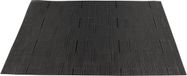 Merkloos Placemats - Zwart - 1x Stuks - 30 x 45 cm