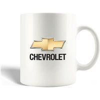 Chevrolet Keramische mok maniacase, Gele Chevrolet Logo Auto