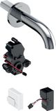 Geberit Piave elektronische wandwastafelkraan koud 22cm chroom
