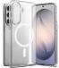 Ringke Fusion Magnetic | Hoesje Geschikt voor Samsung Galaxy S26 | Compatibel met MagSafe / Qi2 | Back Cover met Militaire Standaard | Matte Transparant