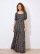 Apricot Maxi-jurk met bloemen- en paisleyprint