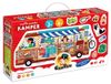 CZUCZU Moto Puzzle, camping-car, 45 pièces + 18 images, grand puzzle, convient aux enfants à partir de 3 ans