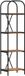 vidaXL Boekenplank 4-laags 40 x 30 x 146 cm Bewerkt Hout Oudhout