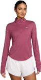 Nike Dri-FIT Swift Longsleeve Half-Zip Dames - Rood - Hardlooptop - Sportshirt Lange Mouwen - Maat S