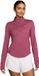 Nike Dri-FIT Swift Longsleeve Half-Zip Dames - Rood - Hardlooptop - Sportshirt Lange Mouwen - Maat S