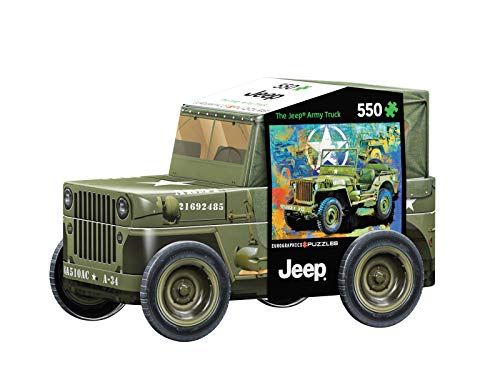 Eurographics Militair Jeepblik 550 stukjes - Corvette Cruising Blik