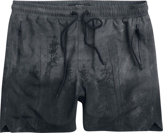 Black Premium by EMP Zwarte zwembroek met elastiek en zijvakken - Heren - XXL