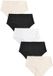 Next - Dames - Set van 5 midi-slips met hoog katoenpercentage - Zwart