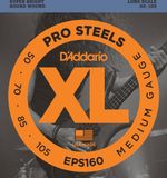 D'Addario XL Pro Steels 50-105 4-String Bass Guitar Strings EPS160
