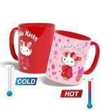 Konix Hello Kitty thermobeker 320 ml kimono rood