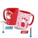 Konix Hello Kitty thermobeker 320 ml kimono rood