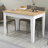Merkloos Asir Eettafel Witt, Eik 116 x 72 x 75 cm
