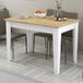 Merkloos Asir Eettafel Witt, Eik 116 x 72 x 75 cm