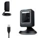 HDWR HD-S63, streepjescodescanner, QR/1D/2D-lezer, USB/RS232, Auto-Sense, IP54, Plug & Play, compatibel met meerdere besturingssystemen, lezen van schermen (USB)