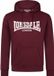Lonsdale Wolterton Hoodie Heren Oxblood/Ecru 3XL
