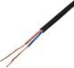 TRU COMPONENTS TRU COMPONENTS TC-13389172 Rubberkabel H05RN-F 2 x 1 mm² Zwart 100 m