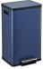 Poubelle 50L Soft-Close Pédale Filtre Bleu