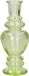 Merkloos Kandelaar Venice - gekleurd glas - ribbel lichtgroen - D5,7 x H15 cm