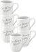 Villeroy & Boch Becher 'Amazing. Not Perfect.' Statement 290 ml Set van 6