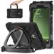 Samsung Étui Samsung Galaxy Tab Active5 avec Sangle Heavy Duty 360 - Noir