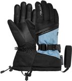 Reusch Fingerhandschuhe Demi R-TEX® XT - Dames - Maat 8 (L) - Zwart/Lichtblauw