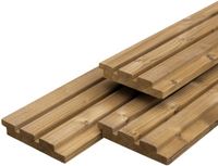 Merkloos Tuindeco Thermoline vuren triple profiel 2,6x14,0x270 cm