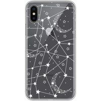 Apple iPhone X, Apple iPhone XS Lignes etoilees bedrukt siliconen hoesje