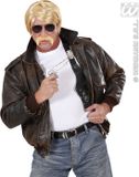 Finidi Widmann Pruik Undercover Agent Blond - Met snor en bril