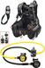 Cressi Start Pro Scuba Set DIN - B.C.D. Start Pro + 1st Stage MC9 + 2nd Stage Compact + Octopus Compact Console 2 Instrument