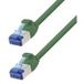 LogiLink CP5095S RJ45 Patchkabel CAT 6a S/FTP 10,00 m Grün Flammwidrig, Halogenfrei 1 St.