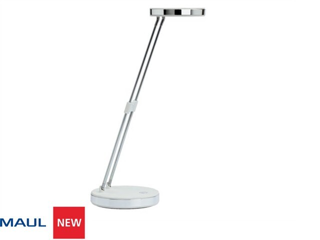 Maul Bureaulamp Puck ledlamp met voet wit