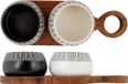 Cosy&Trendy APEROSET SERVEERPLANK + 2X BOWL D7,5XH5,2CM