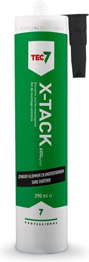 Tec7 X-tack Zwart 290 ml