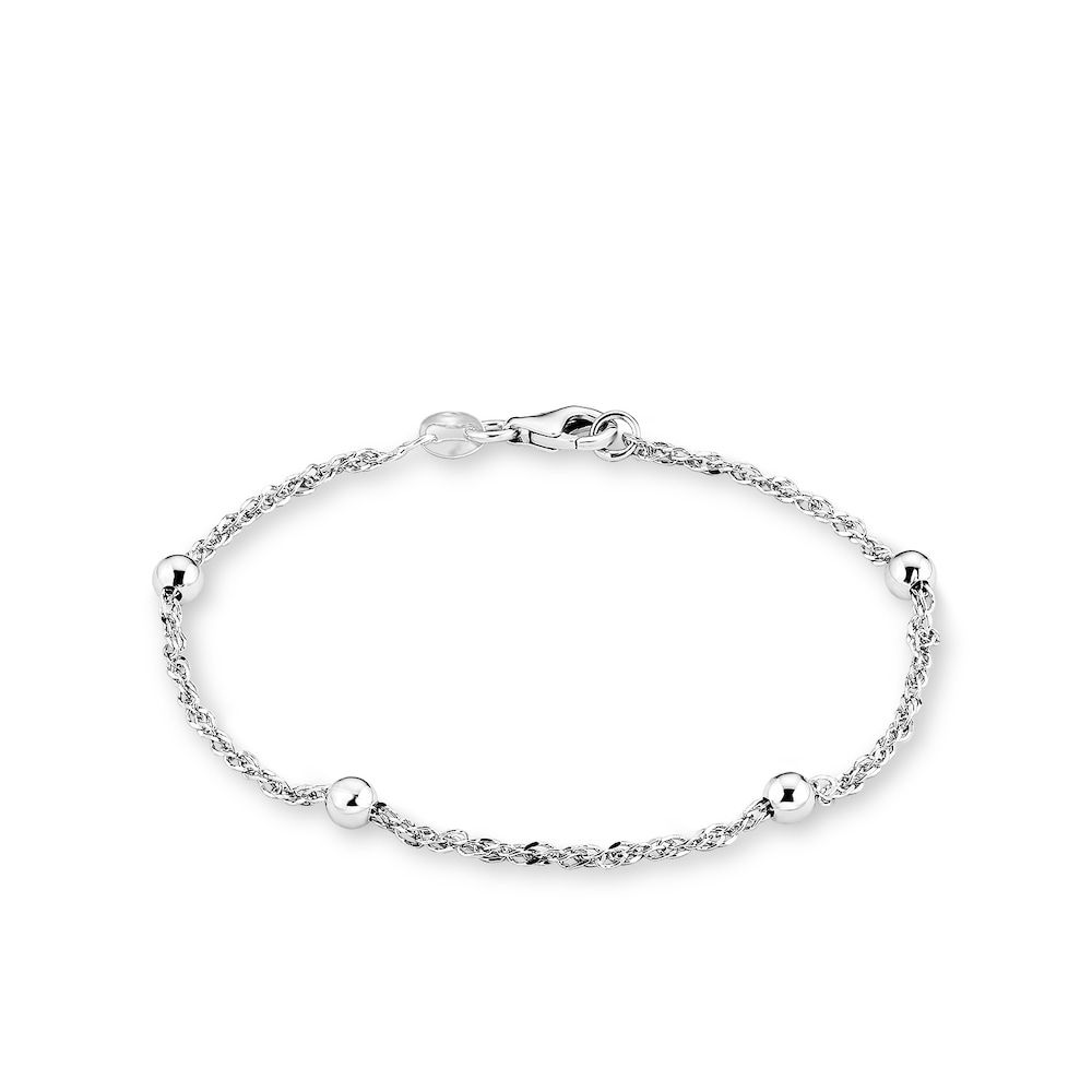 amor Armband voor dames, sterling zilver 925 - Armbanden - Wit - Dames