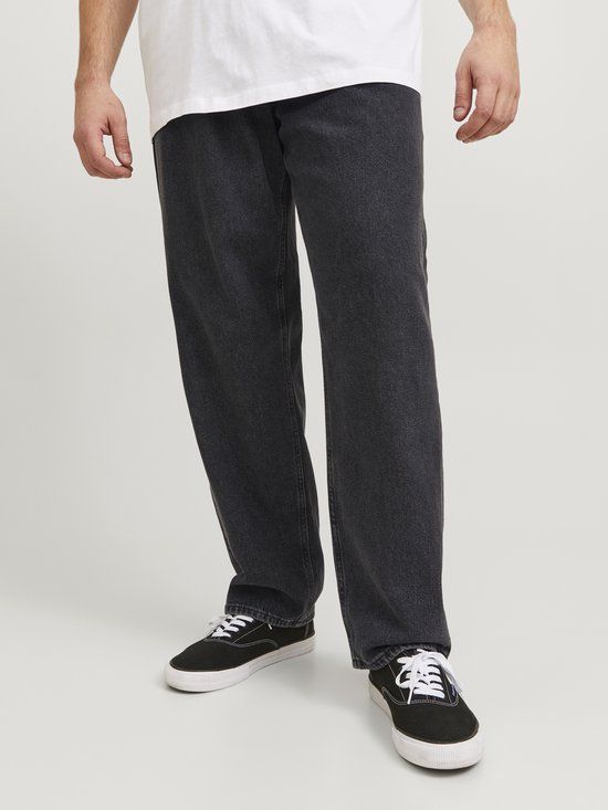 JACK & JONES PLUS SIZE Jack & Jones Plus Relaxed Fit Jeans Black Denim W50 x L34