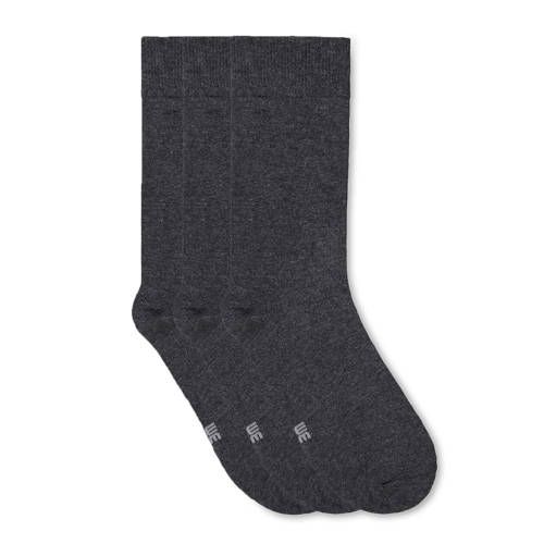 WE Fashion sokken - set van 3 antraciet