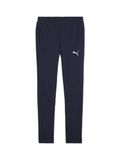 PUMA Trainingsbroek Teamfinal Casuals - Navy/zilver Kids, maat 128 cm