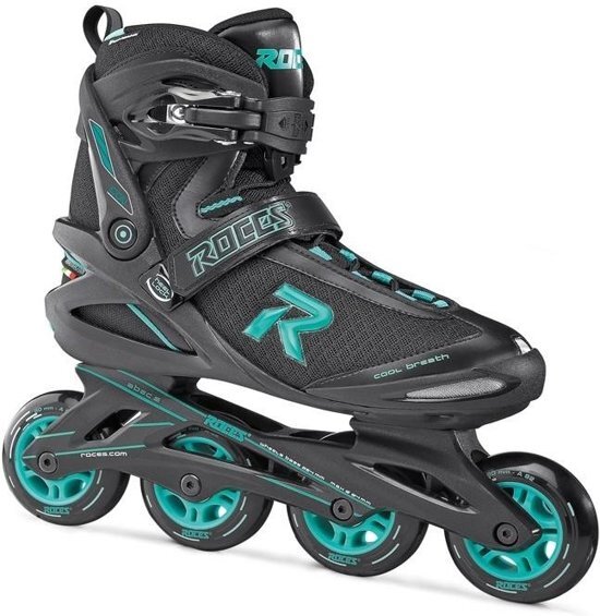 Roces Inlineskates Icon W Dames Zwart/aqua Maat 36