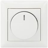 Busch-Jaeger Busch-Draa dimmer LED, Complete set met glimlamp alpinewit - Busch-balance® SI (6523 UJ-914-102)