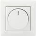 Busch-Jaeger Busch-Draa dimmer LED, Complete set met glimlamp alpinewit - Busch-balance® SI (6523 UJ-914-102)