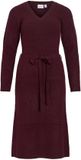 VILA Maxi-jurk VIGRY Lange Mouwen Winetasting1 Acryl M