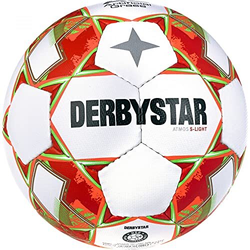 Derbystar Unisex Jeugd Atmos S-Light AG v23 Voetbal, wit oranje, 5